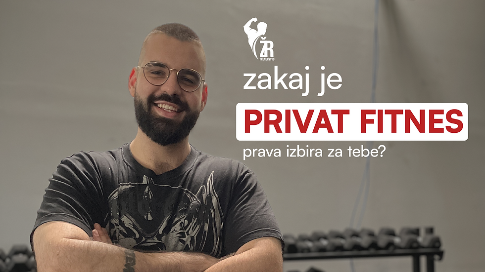 Zakaj je privat fitnes v Mariboru prava izbira za tebe