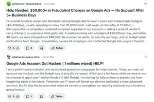 PPC Fraud Alert: Massive Account Hacks Reported on Reddit
