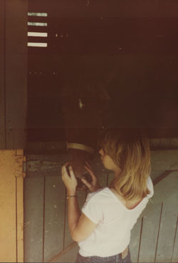 Sharon the horse girl.