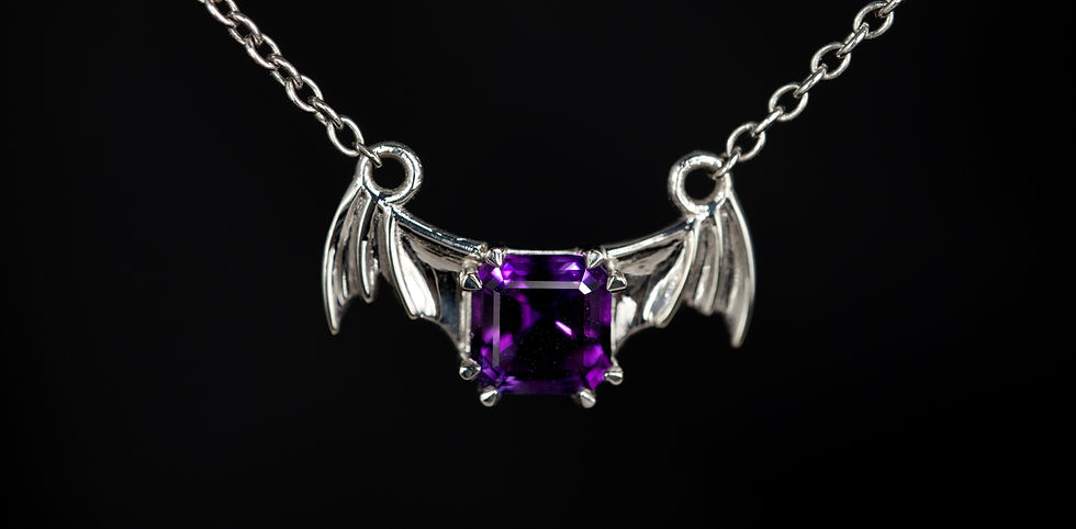 Front of bat pendant
