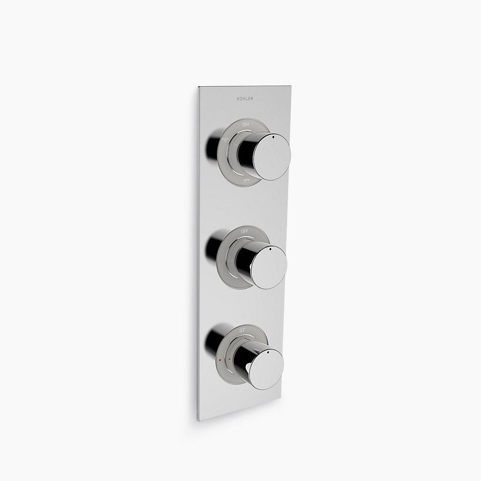 Recessed Thermostatic 4 Way Trim