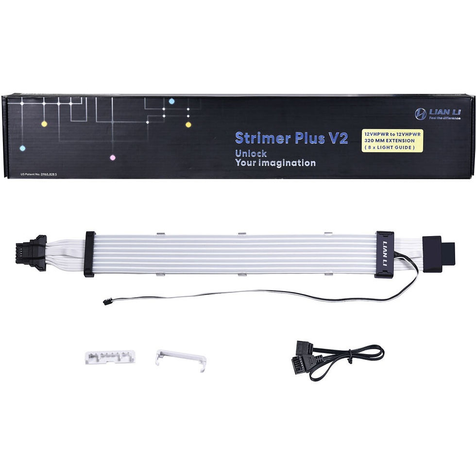 Thumbnail: Lian Li ARGB Strimer Plus V2 12VHPWR PW16-8PV2 12+4 Pin to 12+4 Pin