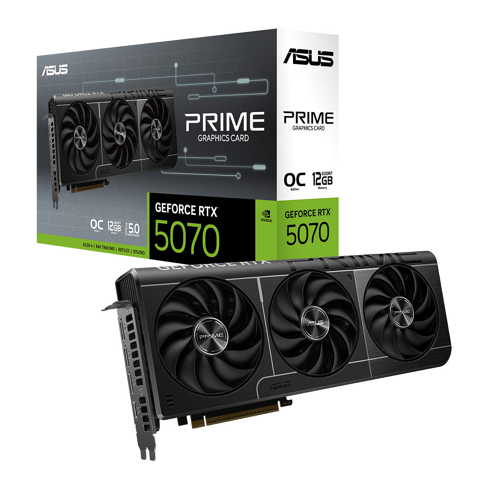 ASUS PRIME GeForce RTX™ 5070 12GB GDDR7 OC Edition