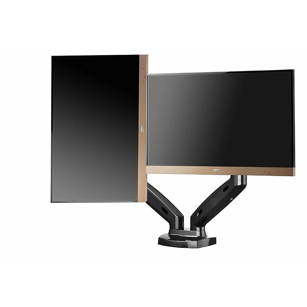 Thumbnail: North Bayou F160 Dual Monitor Desk Mount Stand