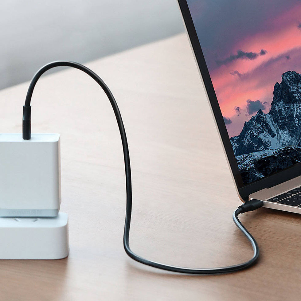 Thumbnail: Ugreen US286 USB Type C Charging and Data Cable 3A 1.5m black