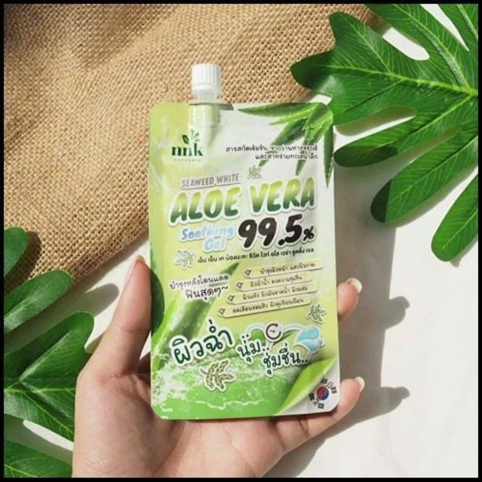 Miniature : Gel apaisant NNK à l'aloe vera blanc et aux algues Nongnaka