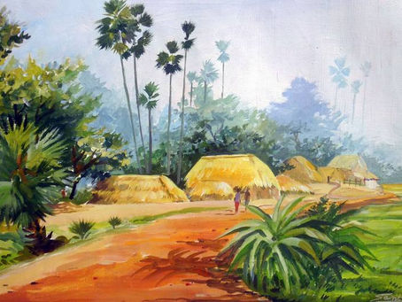Depicting Rural Life in Art: A Tribute to Bengal's Landscapes