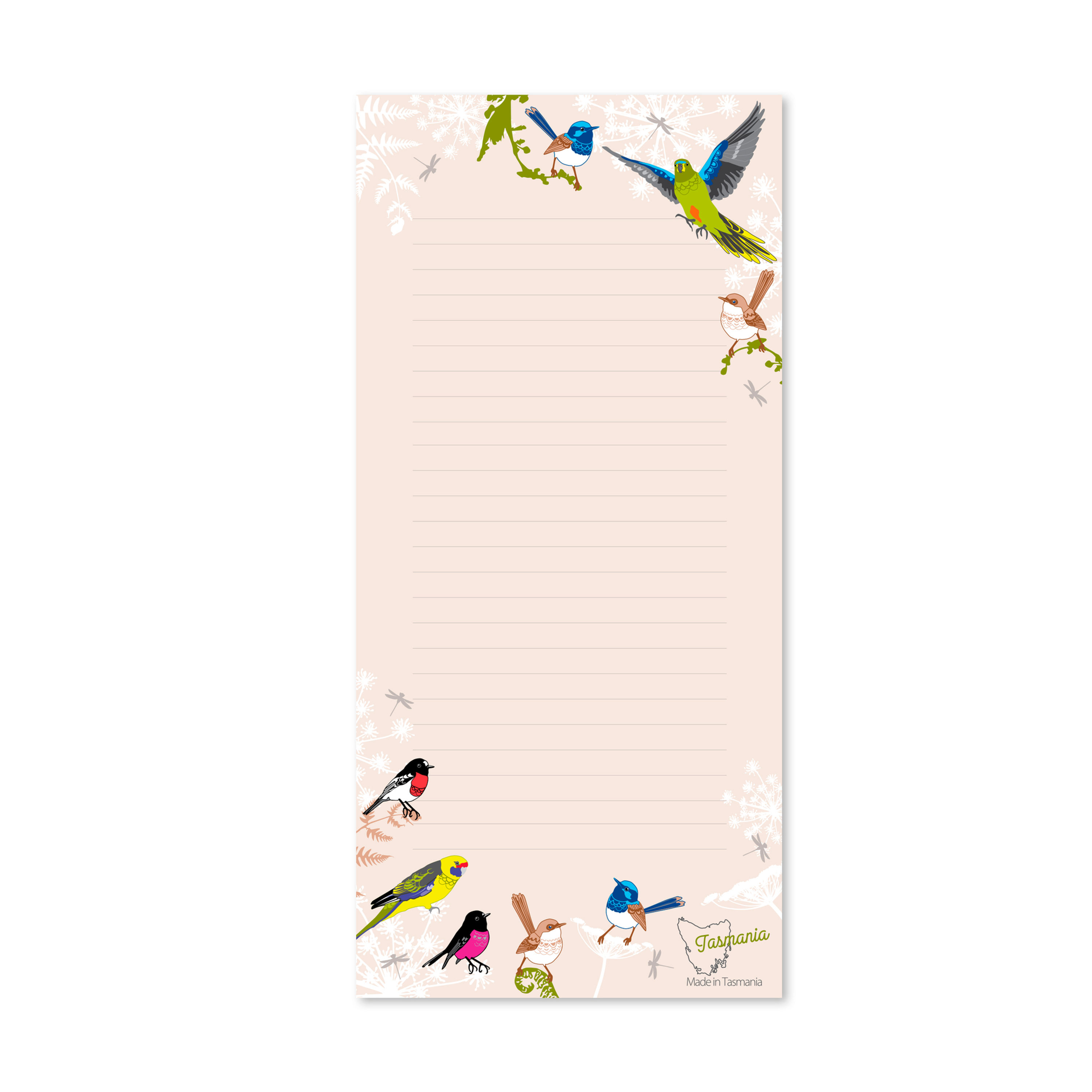 Tasmanian Birds notepad