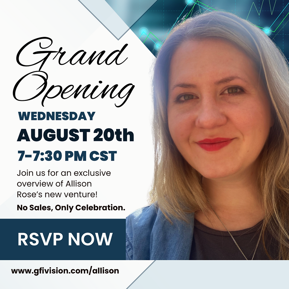 Grand Opening - Allison Rose