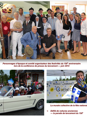 Le lancement des fêtes du 150e
