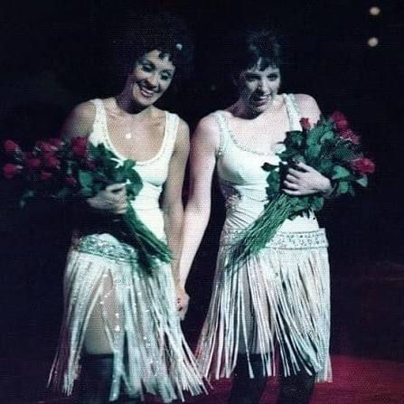 Chita Rivera and Liza Minnelli pictured at the curtain call for Chicago on Broadway on August 8, 1975. Credit: Nancy Barr Brandon/MediaPunch