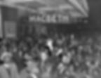 Crowds at the opening of Macbeth outside the Lafayette Theatre, Harlem (1936)