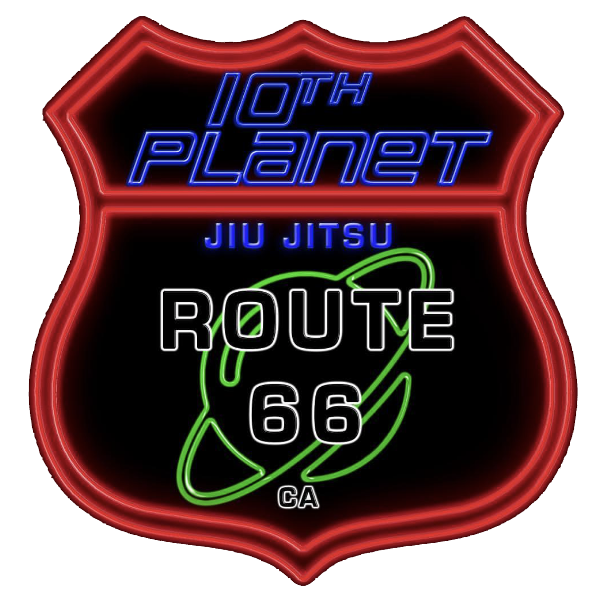 10th Planet Jiu Jitsu Route 66 logo