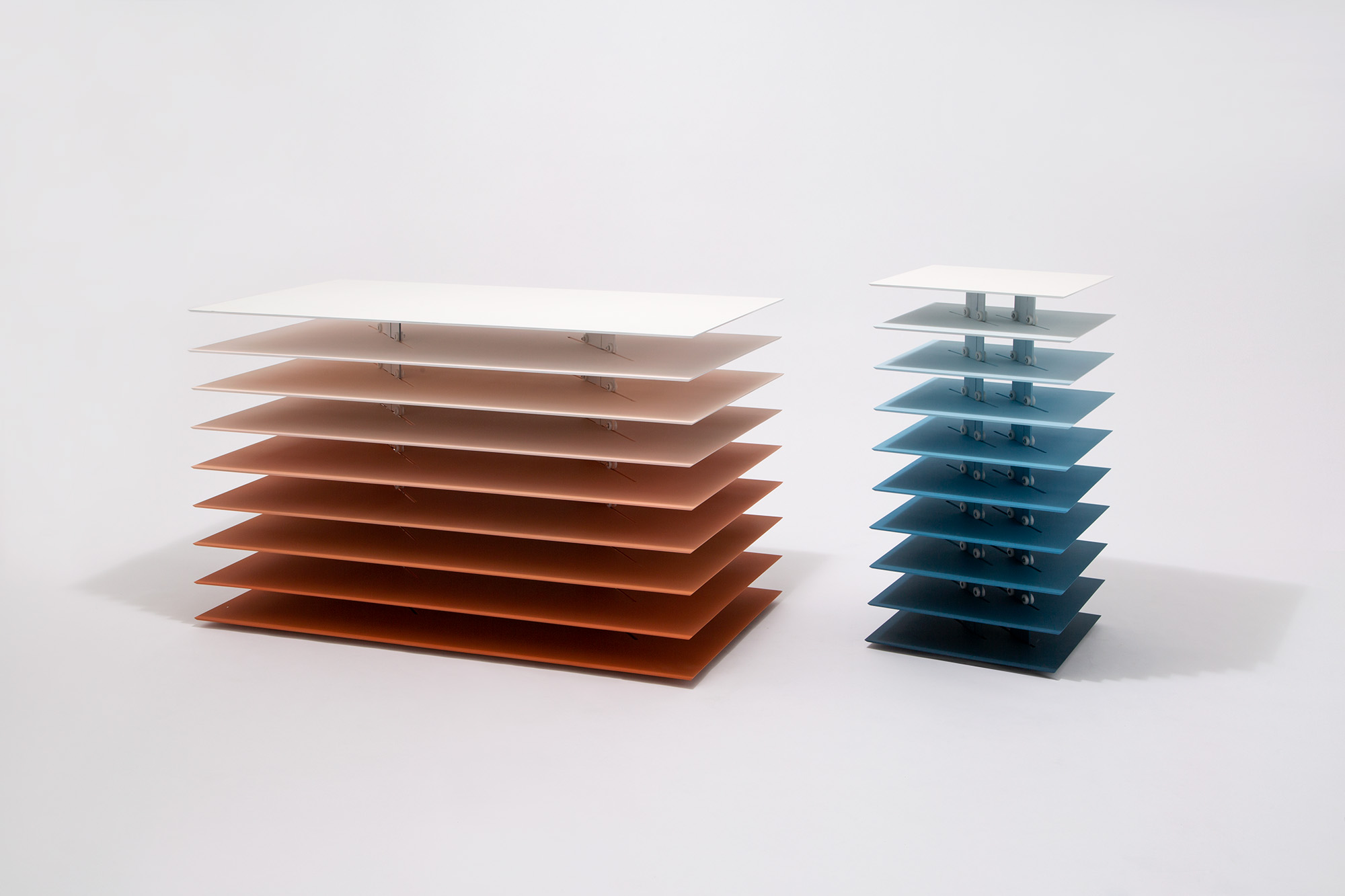 Saki Takeshita 9mood 10mood layered aluminum pieces