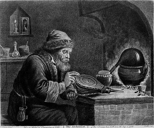 An alchemist at work