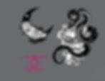 available flash tattoos. Snake tattoo design. Moon tattoo design. By leah bernier tattoos. Maple Ridge tattoo studio