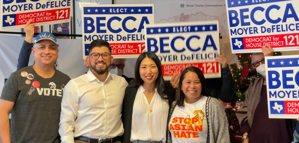 Supporting Becca for her candidacy