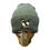 Thumbnail: Ribbed Puffin beanie - Marina Green