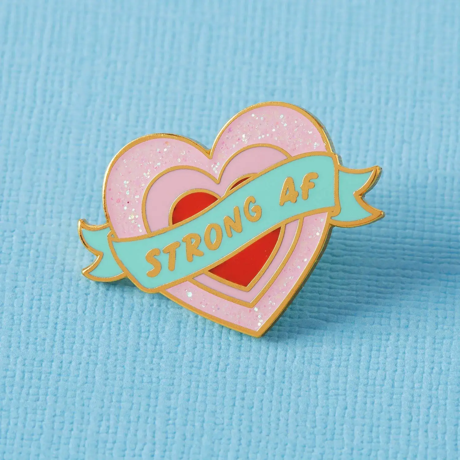 Strong AF Enamel Pin