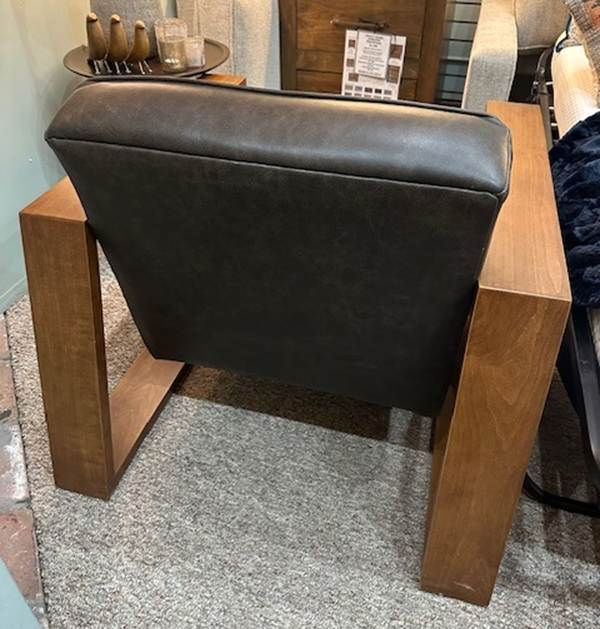 Thumbnail: JAA Leather w/Wood Club Chair