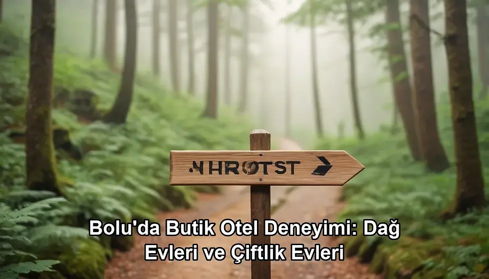 Bolu butik otel dağ evi çiftlik - Bolu Dağı İbrahimin Yeri