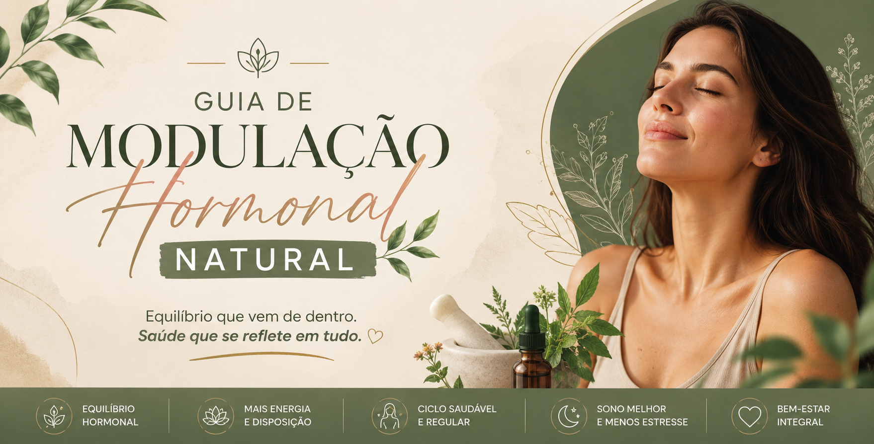 Guia de suplementação e modulação hormonal natural