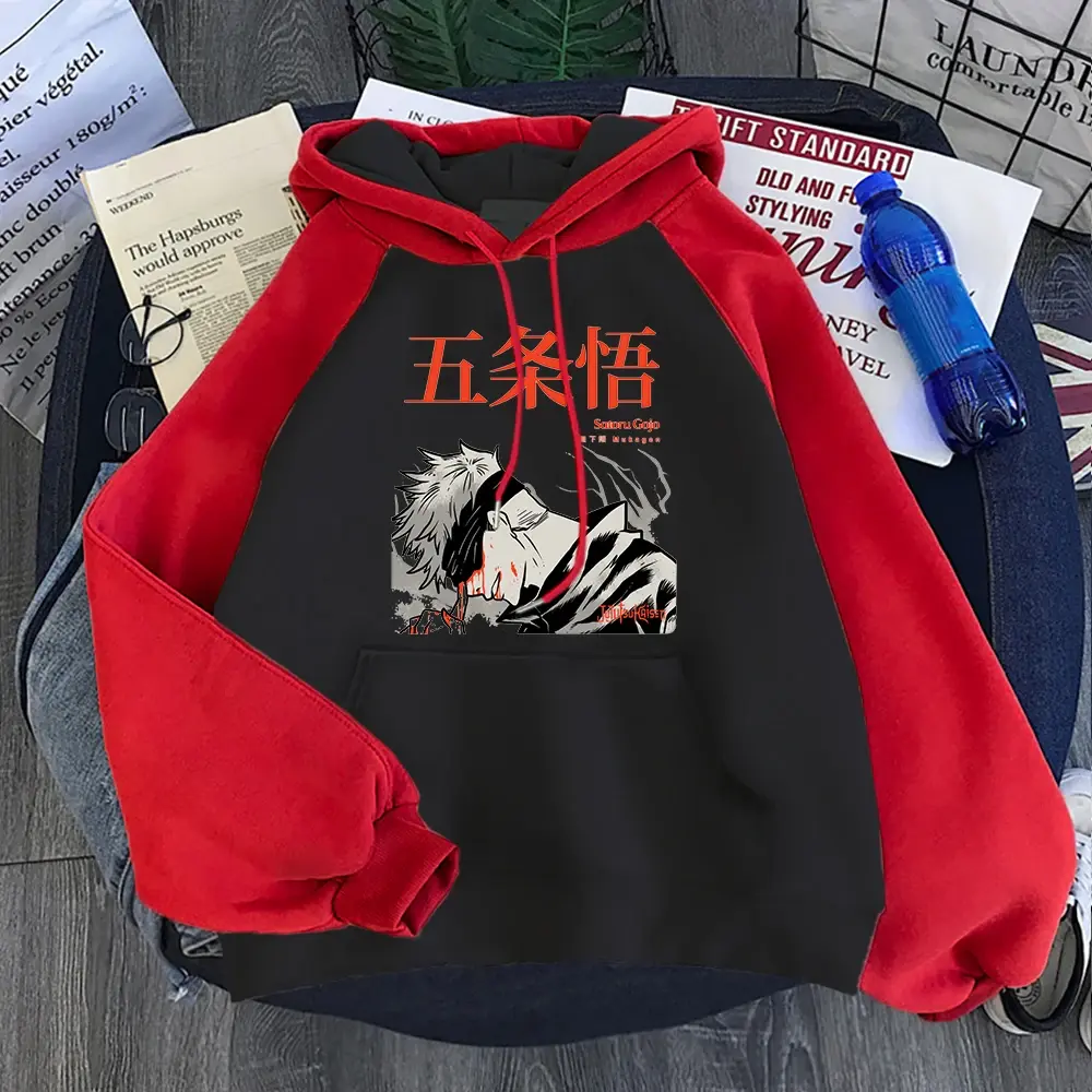 Gojo Satoru Jujutsu Kaisen Hoodie – Warm Fleece Pullover Sweatshirt