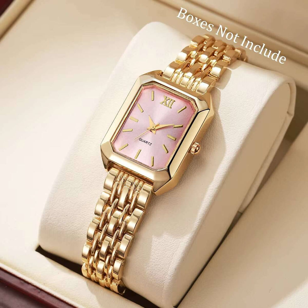 Thumbnail: Luxury Rectangle Quartz Watch for Women
