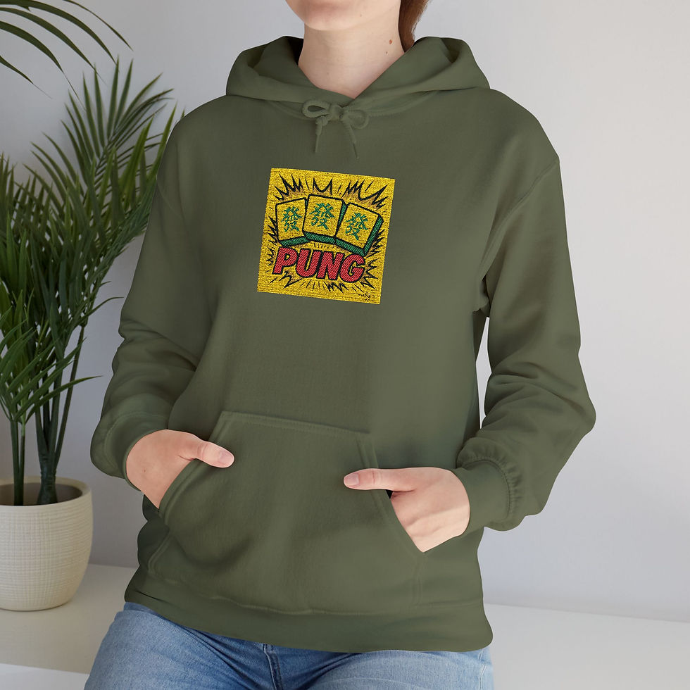 Thumbnail: Pung Mahjong Hoodie - Embroidered