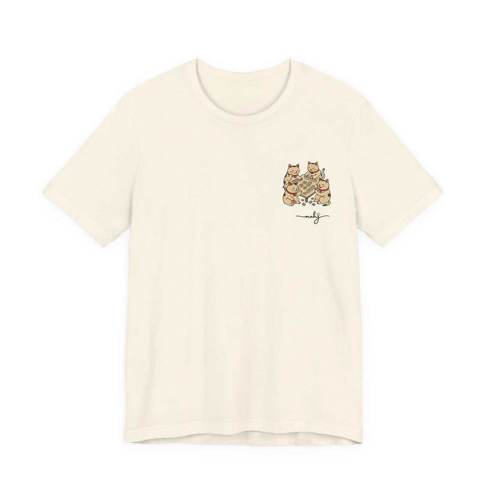 Thumbnail: Lucky Cats Mahjong Tee Shirt