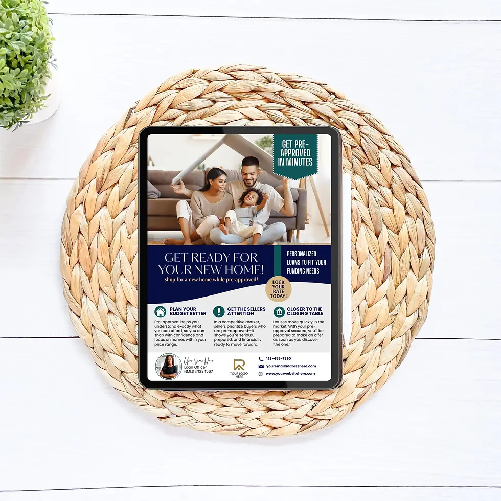 Thumbnail: GET PRE-APPROVED MORTGAGE FLYER