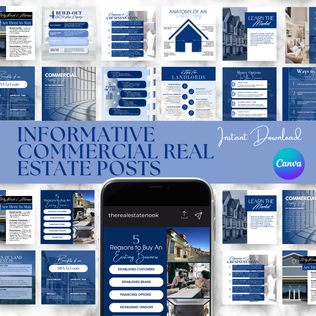 COMMERCIAL REAL ESTATE INFORMATIVE POSTS