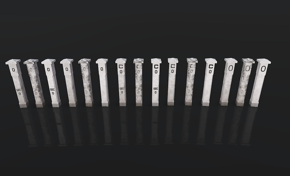 L&N OLD MILEPOSTS PACK