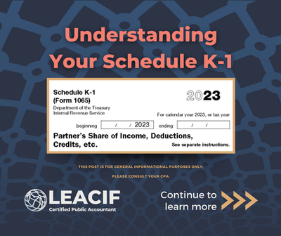 Understanding Your Schedule K-1