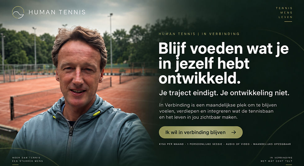 In verbinding | Human Tennis