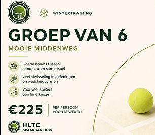 Wintertraining groep van 6