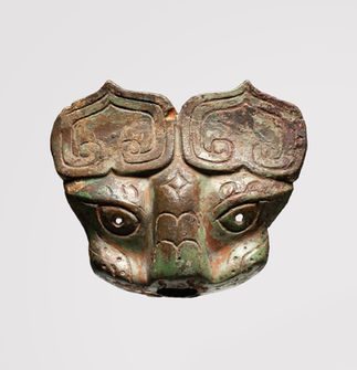 taotie mask Zhou Dynasty Shang bronze