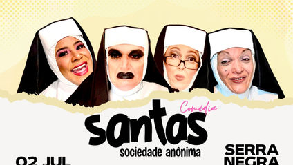 Comédia: espetáculo Santas S.A. chega ao Festival de Inverno de Serra Negra 