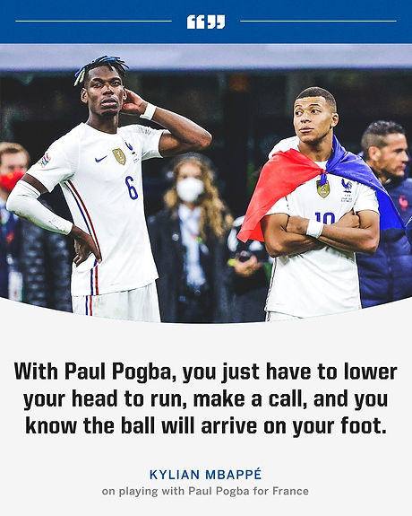 Mbappe Pogba quoto