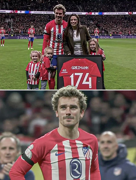 Griezmann honored as Atleti's all-time leading scorer