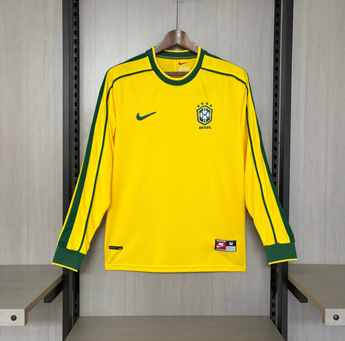 Brasil 1998 Manga Longa (Retrô) | Leall Imports