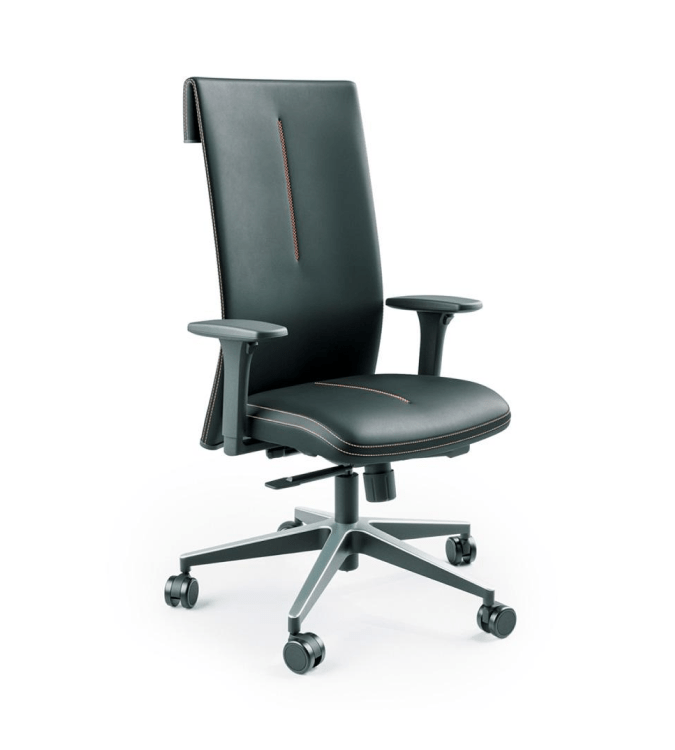 Cadeira ergonômica com design moderno, ajustes personalizados, apoio lombar e conforto para longas jornadas em escritórios e home office.