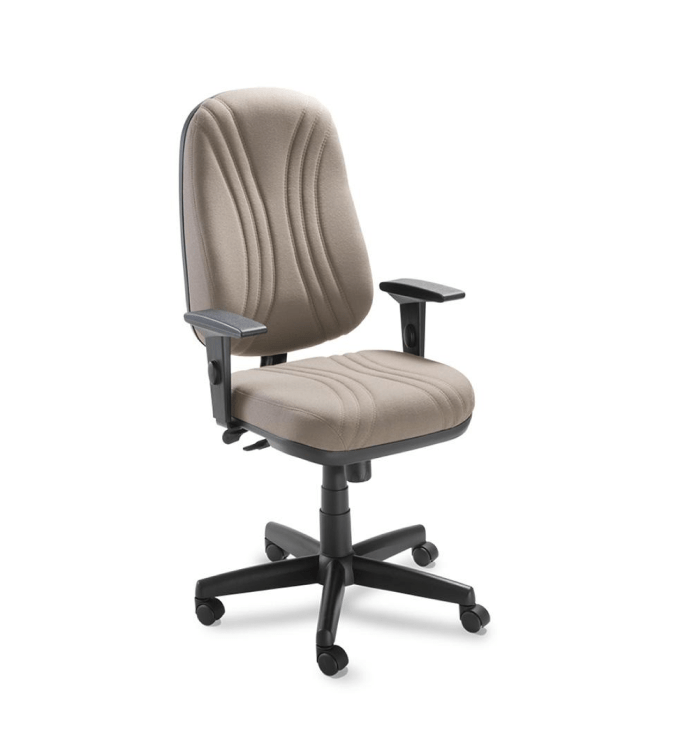 Cadeira ergonômica com design moderno, múltiplos ajustes, revestimentos variados e alta durabilidade, ideal para escritórios e home offices que exigem conforto e estilo.