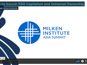 ESG Capitalism & Universal Ownership