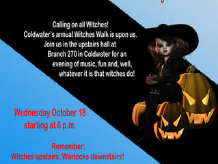 Coldwater Witches Walk