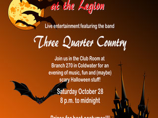 HALLOWEEN PARTY AT THE LEGION