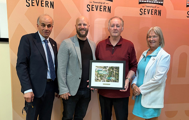 2026 Senior Volunteer of Year Severn Twp - Norm & Mayor & D-Mayor & Councillor.jpg