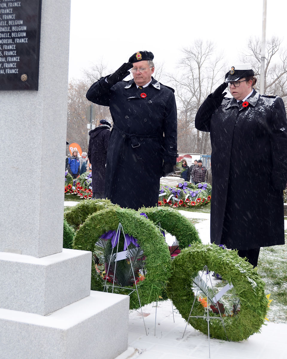 Remembrance Day in Coldwater