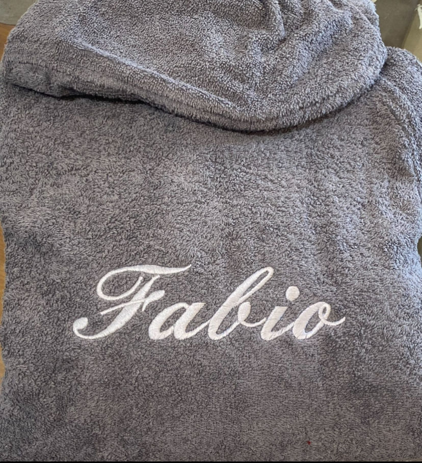 Miniatura: Accappatoio personalizzato in spugna 500gr/mq - Soft