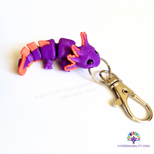Purple Spyro Perler Spyro Keyring Keyring Spyro Dragon
